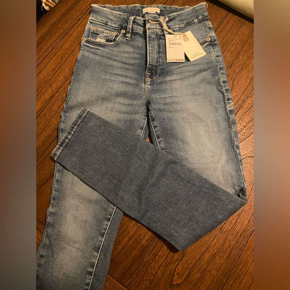 Good American jeans size 0. NWT